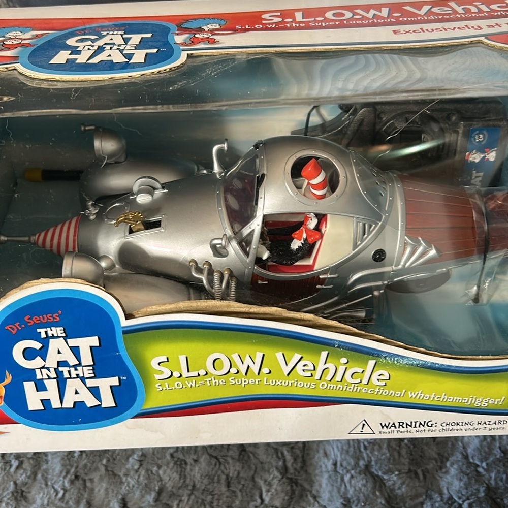 Dr. Seuss Red and White S.L.O.W. Vehicle Toy